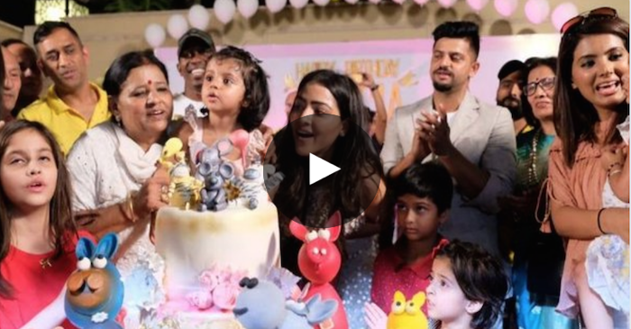 WATCH: MS Dhoni, Dwayne Bravo, Harbhajan Singh attend Gracia Raina’s second birthday celebration