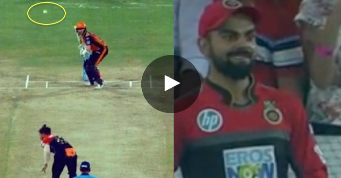 WATCH: Virat Kohli reacts hilariously after Umesh Yadav delivers a ‘comic ball’
