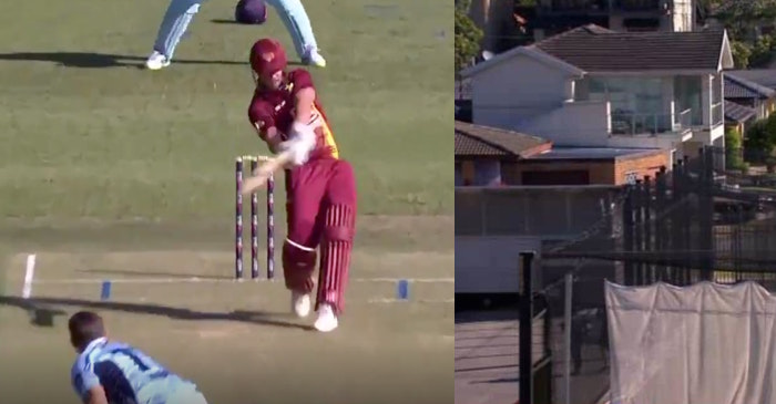 WATCH: Chris Lynn hits a humongous six, ball lands into the suburbia