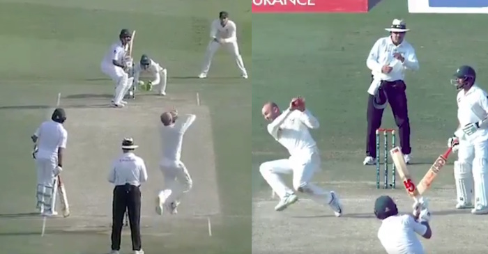 WATCH: Nathan Lyon’s insane no-look catch to dismiss Fakhar Zaman