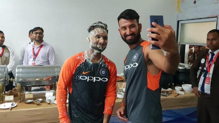 Rishabh Pant, Cheteshwar Pujara