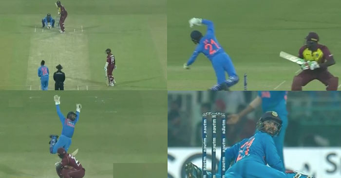 WATCH: Krunal Pandya leaves Dinesh Karthik shocked with a vicious bouncer