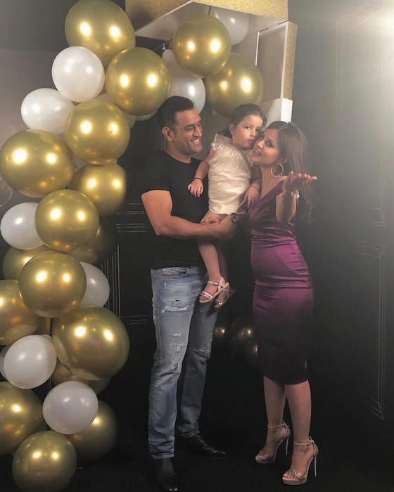 MS Dhoni, Ziva, Sakshi Dhoni