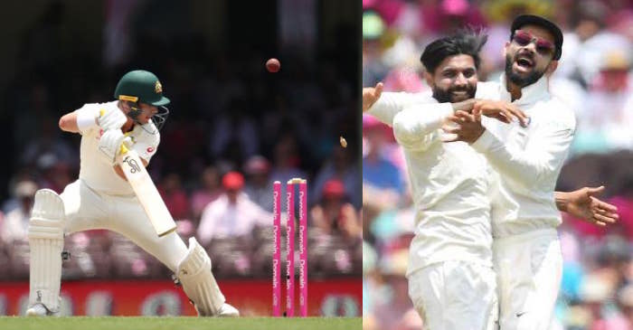 WATCH: Marcus Harris falls prey to a rash shot off Ravindra Jadeja