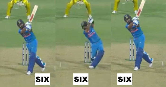 WATCH: Virat Kohli smashes Nathan Coulter-Nile for a hattrick of sixes in Bengaluru