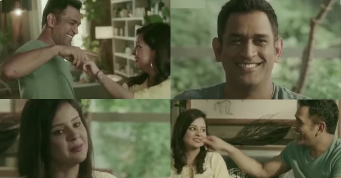 WATCH: MS Dhoni dazzles with wife Sakshi in new TV commercial