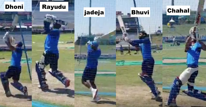 WATCH: MS Dhoni, Ambati Rayudu and others take Sixes Challenge at the nets in Ranchi