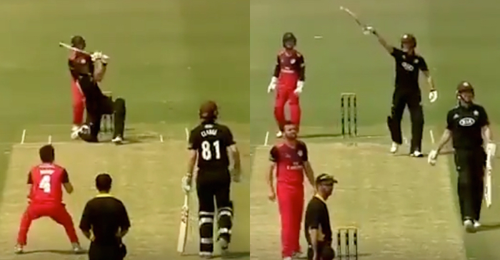 WATCH: Will Jacks hits 6 sixes in an over enroute to 25-ball century in a T10 game