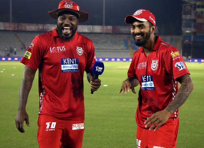 chris gayle-kl rahul