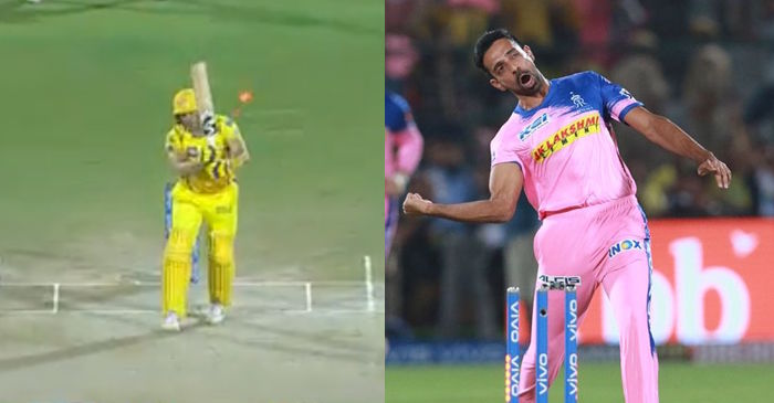 IPL 2019 – WATCH: Dhawal Kulkarni bowls a ripper to remove Shane Watson (RR vs CSK)