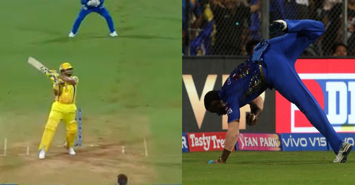 IPL 2019: WATCH – Kieron Pollard takes a blinder to dismiss Suresh Raina (MI vs CSK)