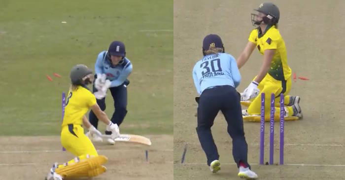 Women’s Ashes – WATCH: Sarah Taylor produces ‘lightning-fast stumping’ to dismiss Ellyse Perry