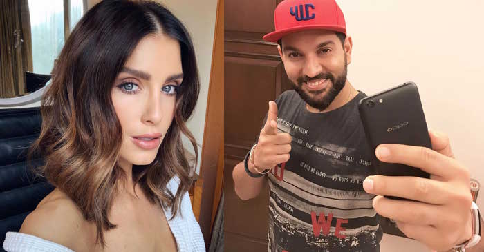 Yuvraj Singh reacts hilariously after Erin Holland blames him for a fan’s query #whenstheweddingguys