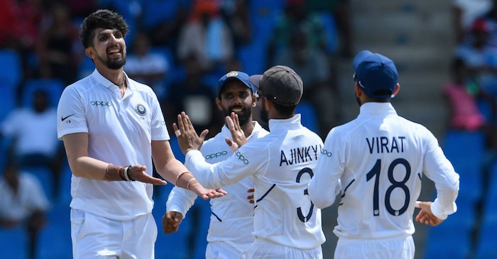 Ishant Sharma bags a five-wicket haul to put India on top against West Indies