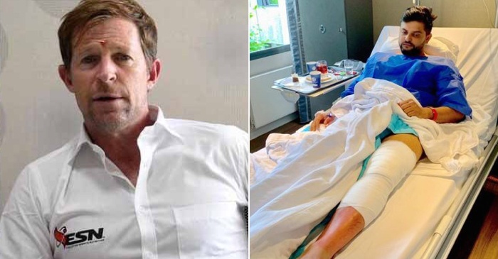 Suresh Raina receives a heartfelt message from Jonty Rhodes after knee surgery