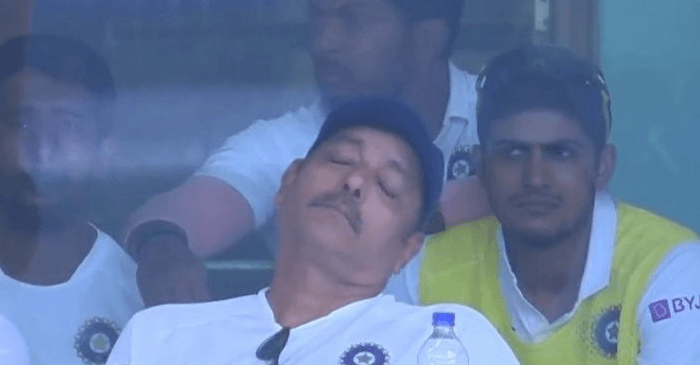 IND vs SA 3rd Test: Fans roast India coach Ravi Shastri for taking a nap in the dressing room