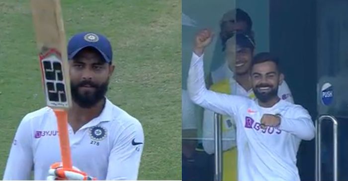 IND v SA 3rd Test: WATCH – Virat Kohli’s impromptu reaction to Ravindra Jadeja’s sword celebration