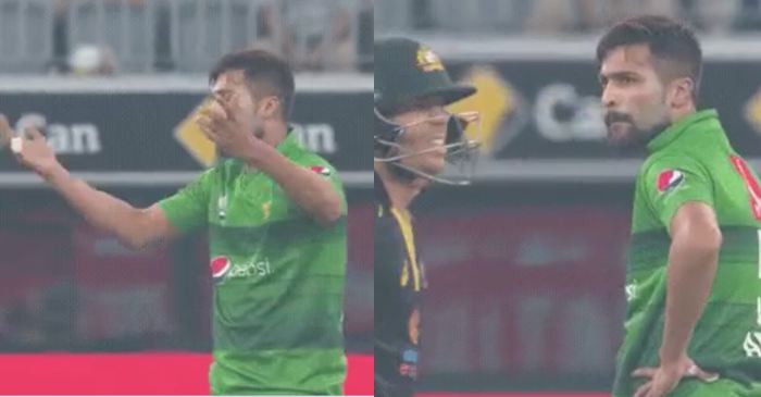 WATCH: Mohammad Amir left fuming as Hasnain misses an easy catch of David Warner during Perth T20I