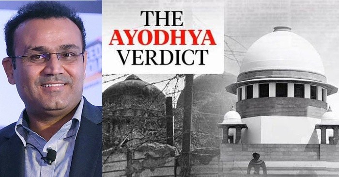 Ayodhya verdict: Virender Sehwag reacts after Supreme Court announces judgement on disputed land