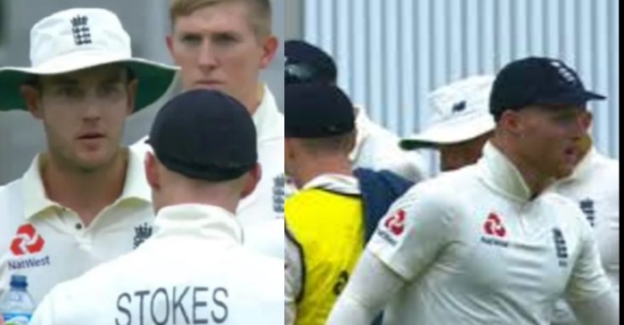 WATCH: Ben Stokes and Stuart Broad involved in an on-field spat during the first Test against South Africa