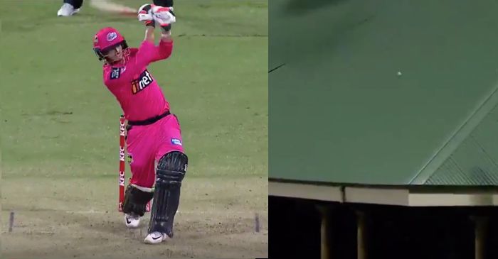 WATCH: Sydney Sixers’ Josh Philippe sends the ball on the roof of stadium in BBL|09