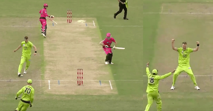 BBL 09: WATCH – Chris Morris’ elite footwork to run out Daniel Hughes