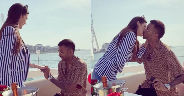 ‘Sealed with a kiss’: Hardik Pandya gets engaged to Serbian actress Natasa Stankovic