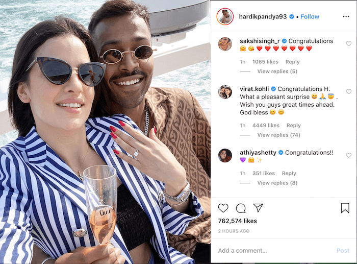 Hardik instagram