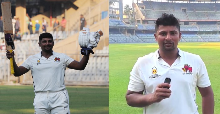 Sarfaraz Khan reveals why he didn’t eat food ahead of his maiden triple century at Wankhede