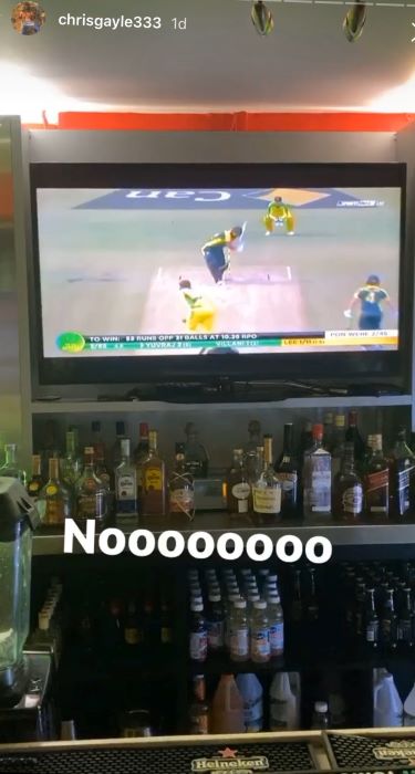 Chris Gayle Insta Story