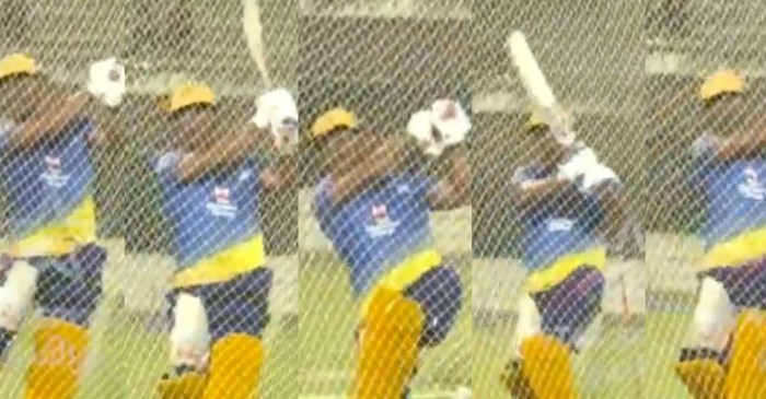 WATCH: MS Dhoni activates vintage ‘avatar,’ hits five consecutive sixes ahead of IPL 2020