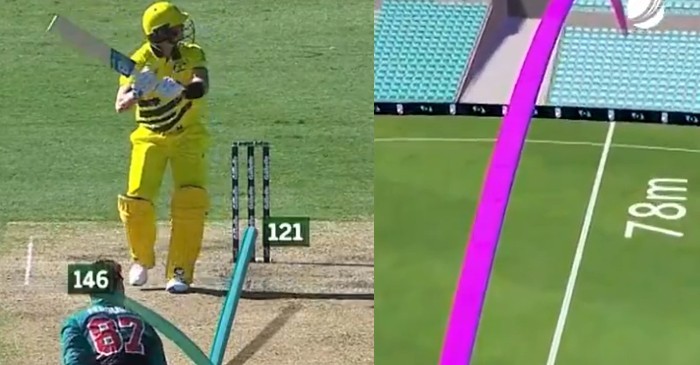 WATCH: Steve Smith hits a phenomenal six over square leg in Sydney ODI