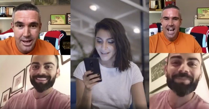 Anushka Sharma hilariously gate-crashes live chat between Virat Kohli and Kevin Pietersen