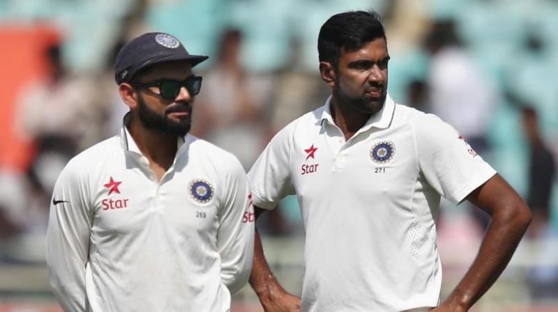 Virat Kohli and Ravichandran Ashwin