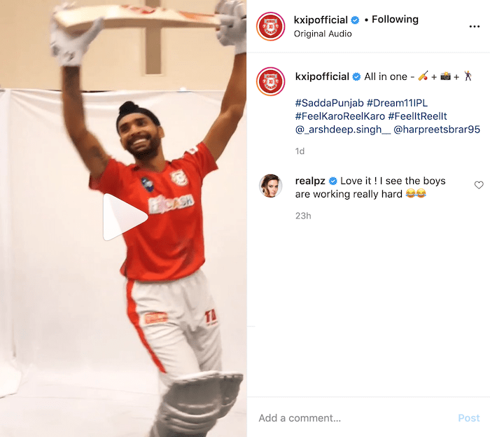 KXIP instagram