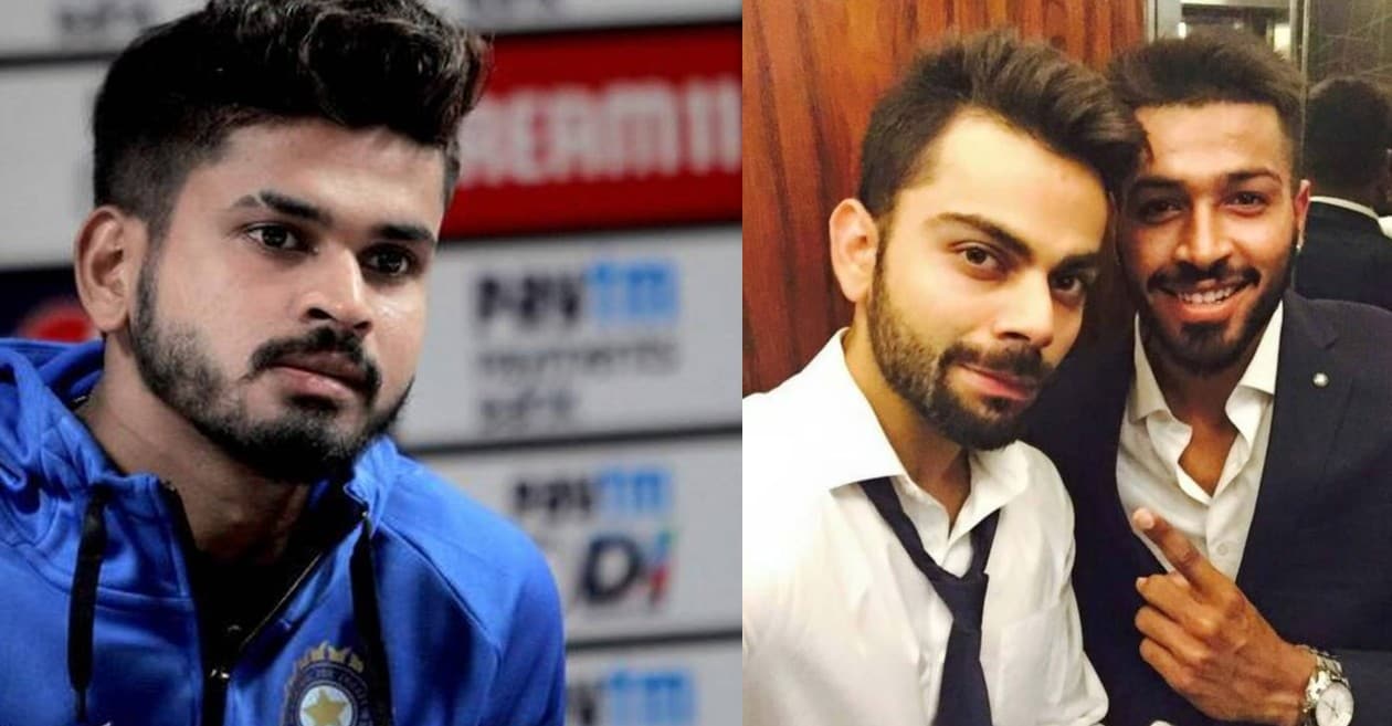 Shreyas Iyer picks the winner of arm-wrestling match between Virat Kohli and Hardik Pandya