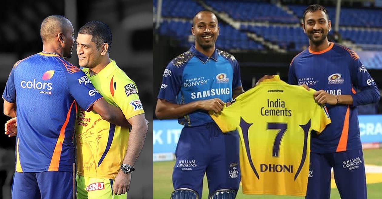 IPL 2020: MS Dhoni gifts his No.7 CSK jersey to Pandya brothers; fans ask ‘is it your last season?’