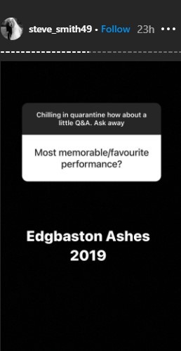 Steve Smith Instagram 4