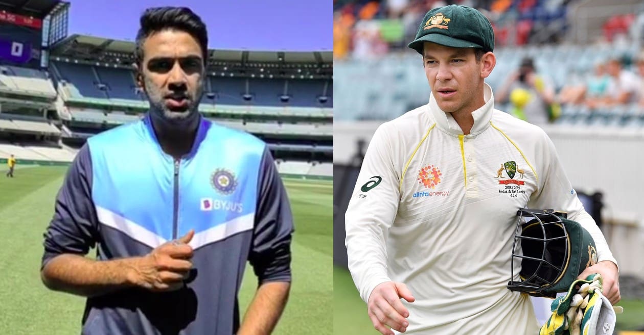 Ravichandran Ashwin takes a sarcastic jibe at Tim Paine after breaching the Gabba fortress