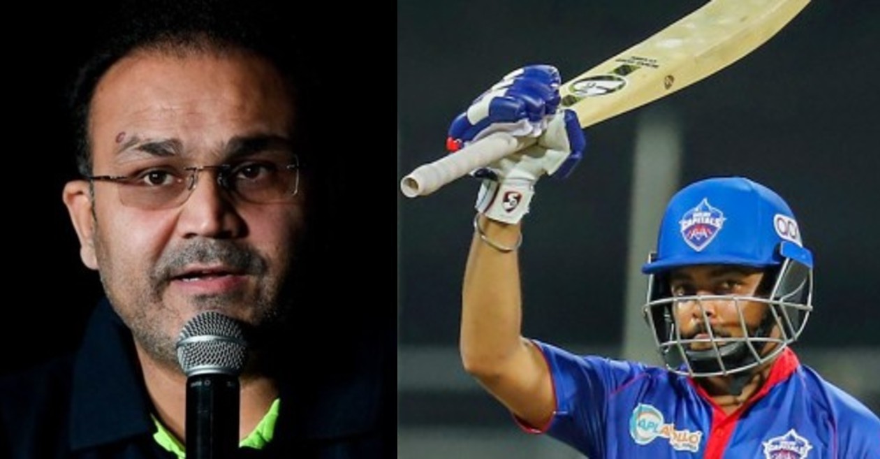 IPL 2021: Virender Sehwag heaps praises on Prithvi Shaw for his batting brilliance against KKR