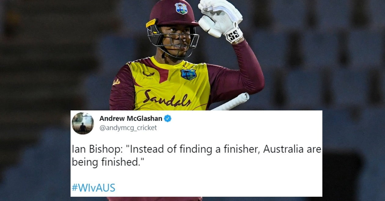 Twitter reactions: Shimron Hetmyer stars in West Indies’ dominating win over Australia in 2nd T20I