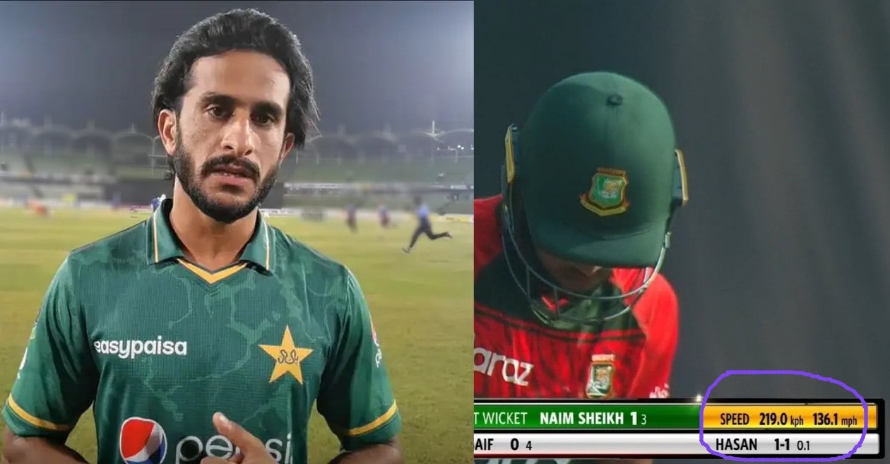 BAN vs PAK: Netizens in shock as speed gun shows Hasan Ali delivery clocking 219 kph