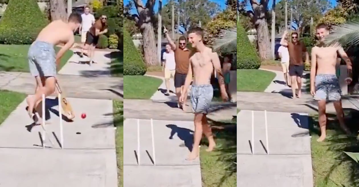 Brett Lee clean bowls his son with a searing yorker in ‘front yard’ cricket; here’s the video