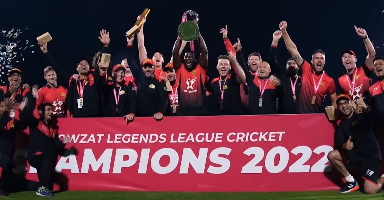 Twitter reactions: World Giants thump Asia Lions to clinch the inaugural Legends League Cricket title