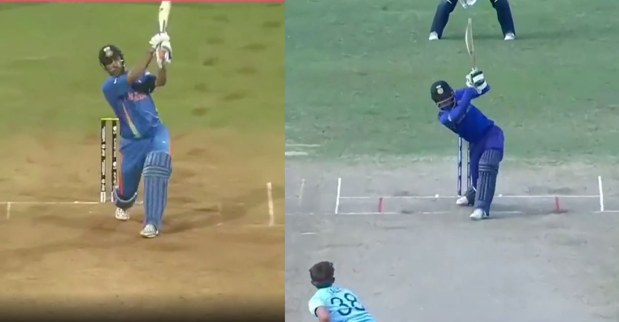 WATCH: Dinesh Bana emulate MS Dhoni; wins U-19 World Cup for India with a six