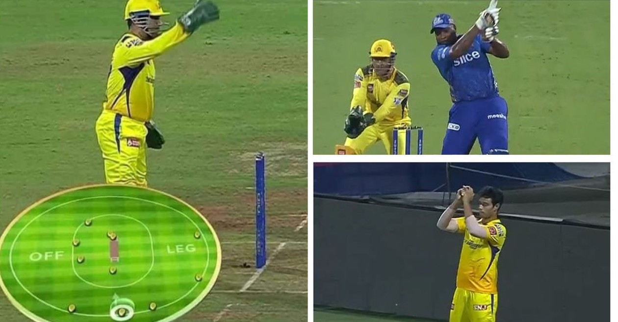 IPL 2022 [WATCH]: MS Dhoni smartly plots Kieron Pollard’s dismissal with unconventional field placement