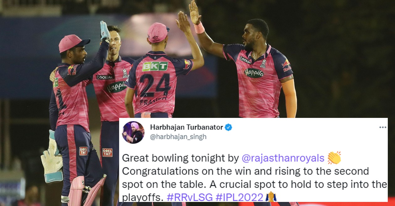 Twitter reactions: All-round Rajasthan Royals thrash Lucknow Super Giants comprehensively at IPL 2022