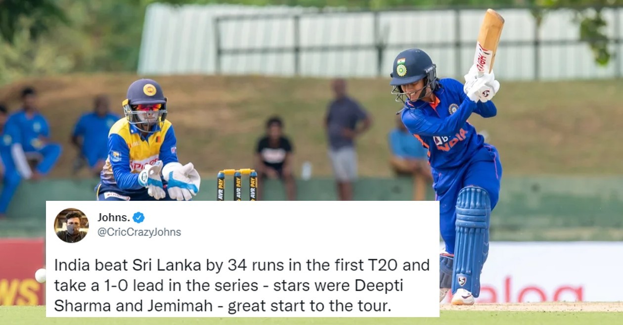 Twitter reactions: Jemimah Rodrigues powers India to big win over Sri Lanka in 1st T20I
