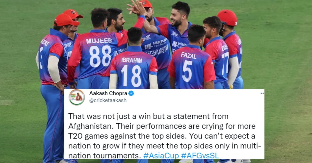 Twitter reactions: Clinical Afghanistan steamroll Sri Lanka in the opening match of Asia Cup 2022