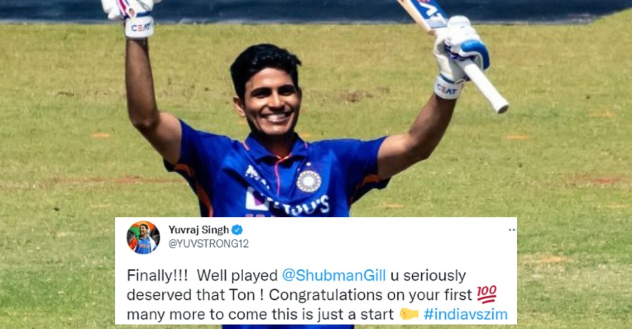 ZIM vs IND: Twitter erupts as Shubman Gill hits his maiden ODI century